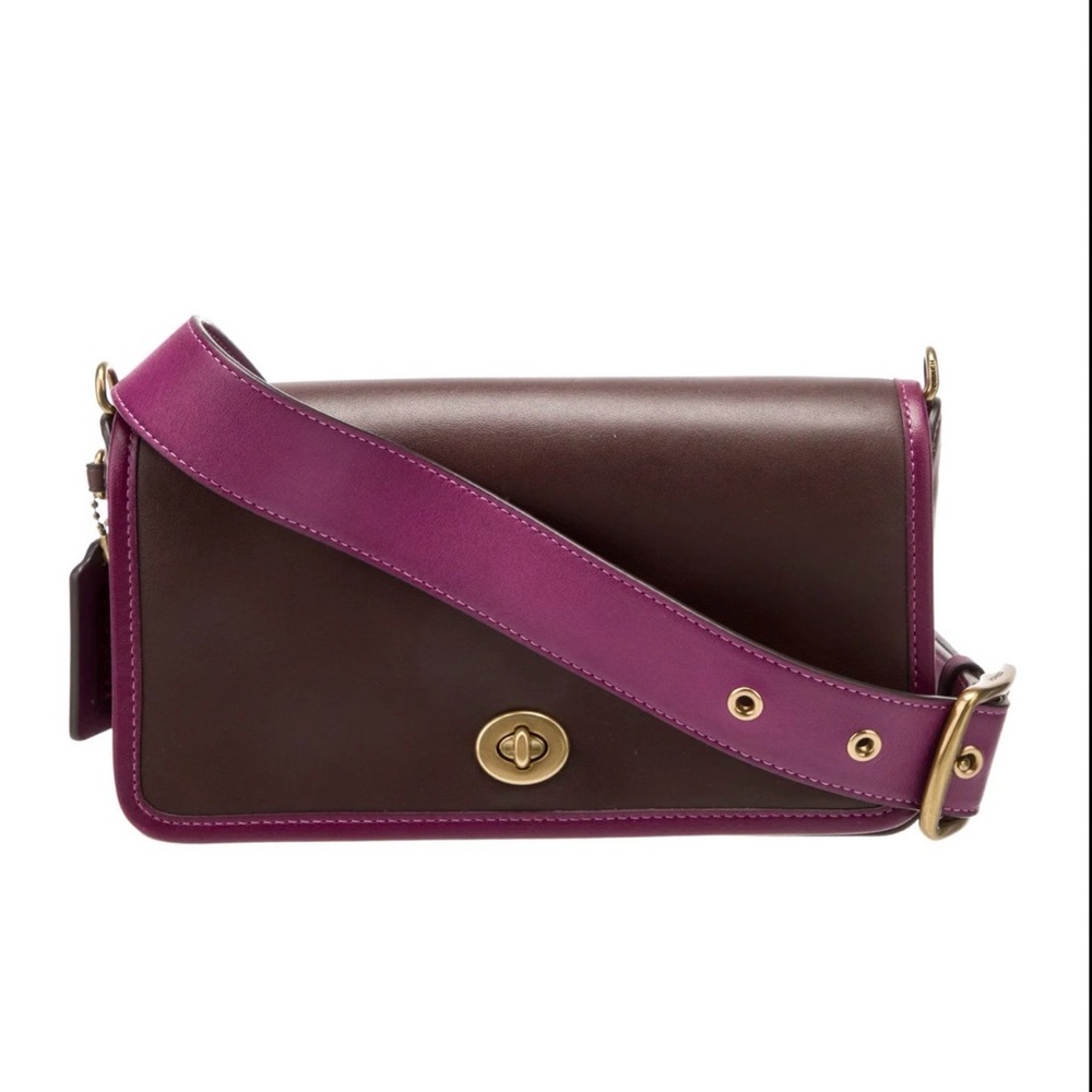 AUTHENTIC Coach Dinky Colorblock - Limited Edition GloveTanned Leather Bag - Picture 13 of 15